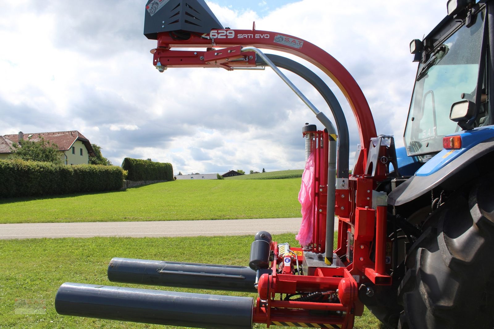 Ballenwickler of the type Metal-Fach Z 629-Vollautomatischer Dreipunktwickler, Neumaschine in Eberschwang (Picture 25)
