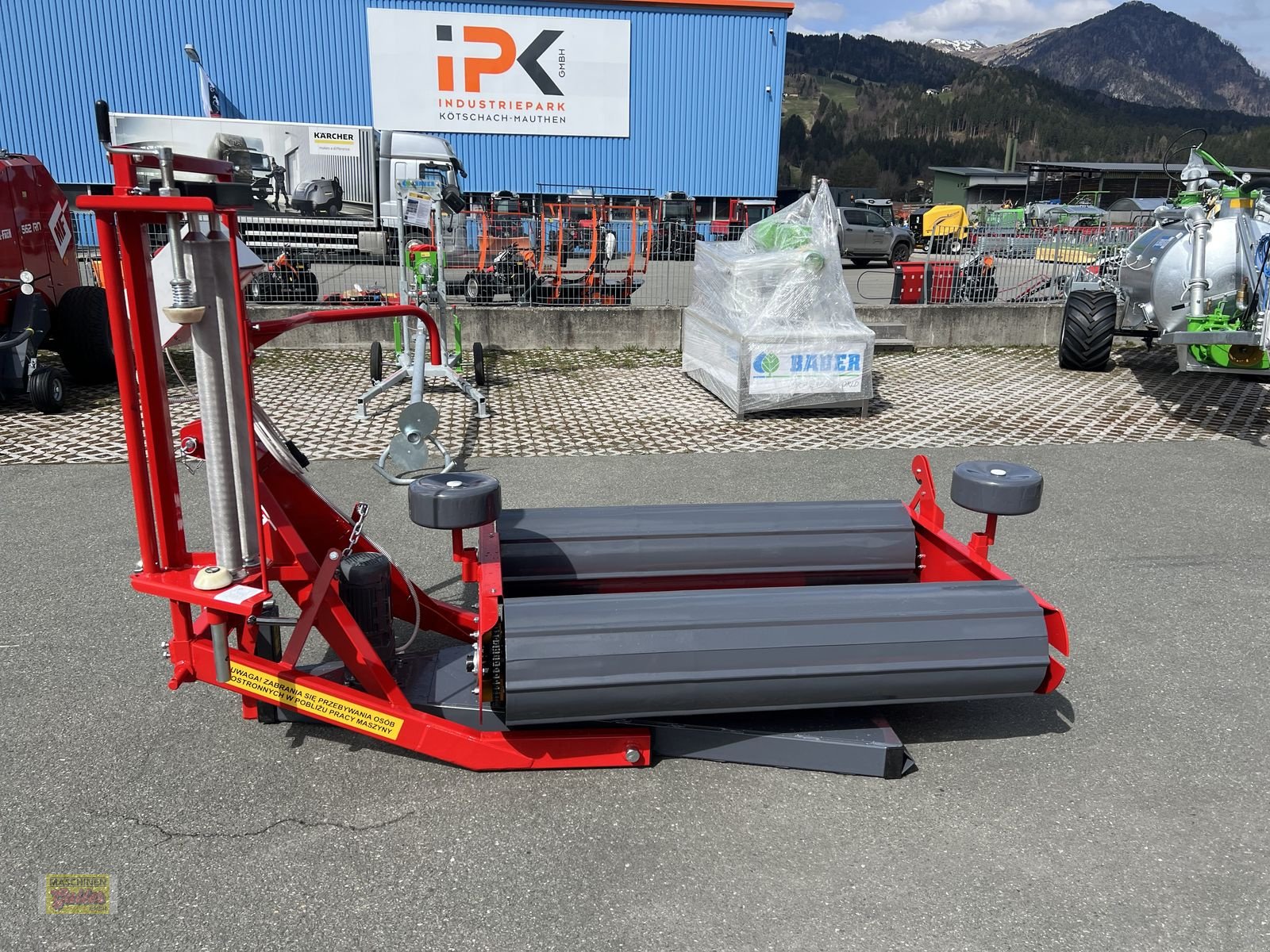 Ballenwickler des Typs Metal-Fach Z561 mit Elektroantrieb, Neumaschine in Kötschach (Bild 4)