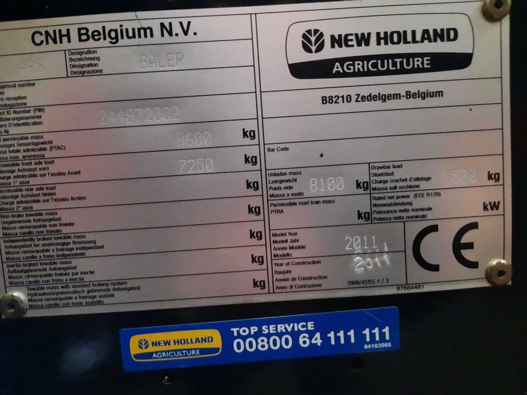 Ballenwickler des Typs New Holland BB9060 Snijrotor, Gebrauchtmaschine in Wierden (Bild 2)
