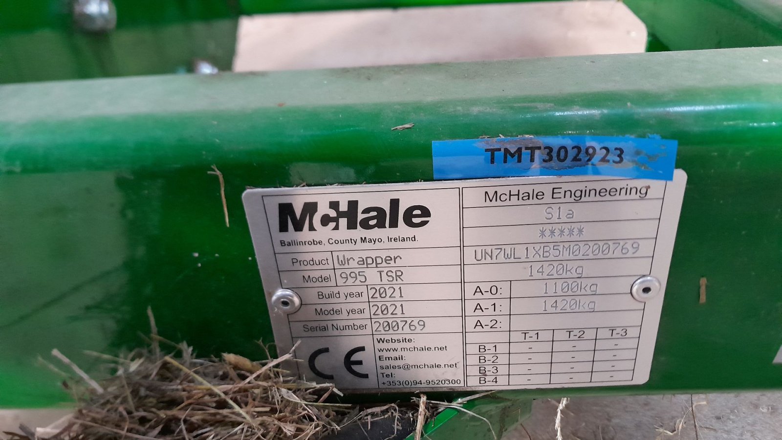 Ballenwickler typu Oleo Mac 995 TSR, Gebrauchtmaschine v Gudbjerg (Obrázek 4)