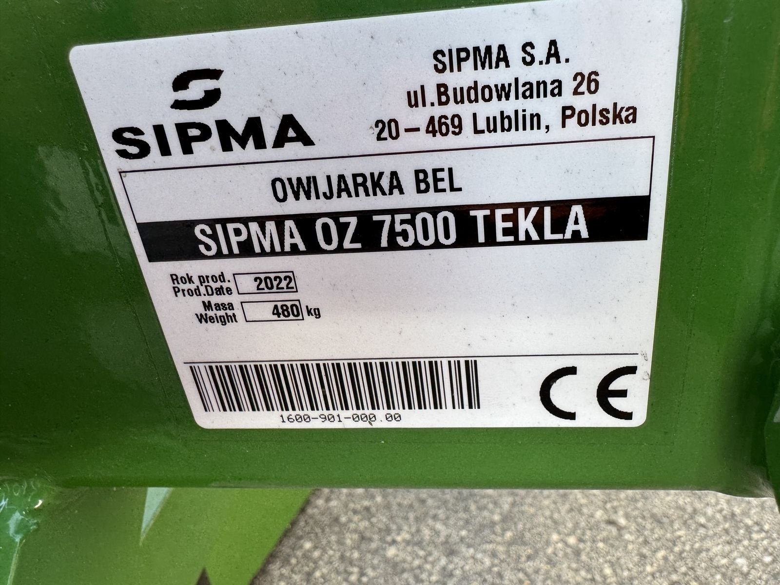Ballenwickler of the type Sipma OZ 7500, Gebrauchtmaschine in Hopfgarten (Picture 3)