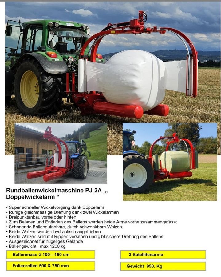 Ballenwickler des Typs Sonstige Bilan 3 Punktwickler mit 2 Armen, Vorführmaschine in Hollenthon (Bild 1)