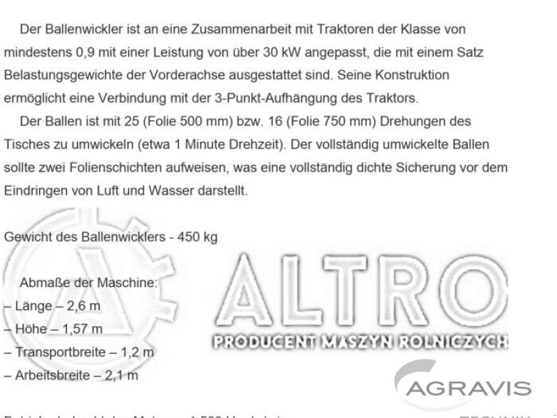 Ballenwickler типа Sonstige ZS 50/75, Gebrauchtmaschine в Nartum