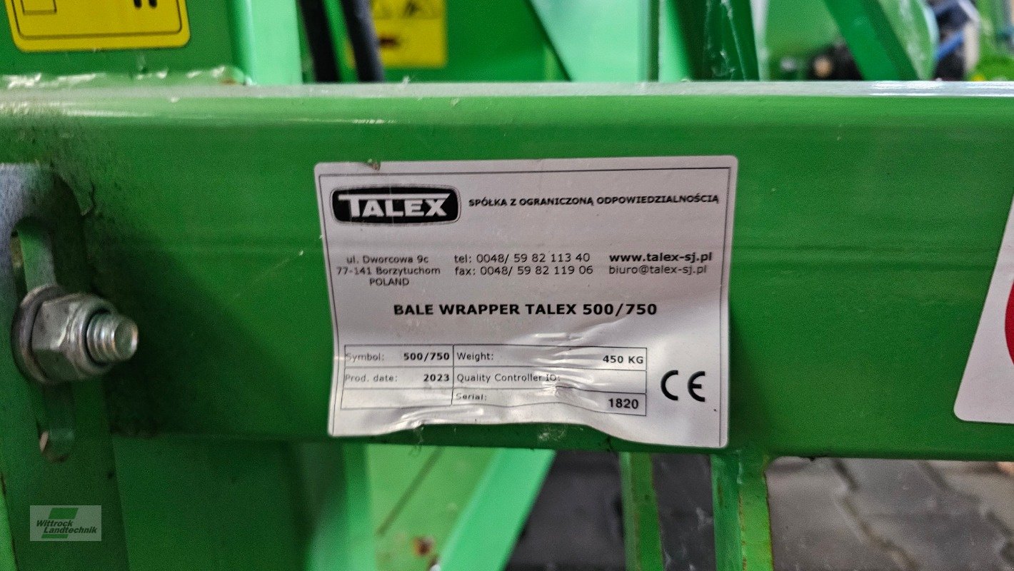 Ballenwickler des Typs Talex Wrap 500/750, Gebrauchtmaschine in Rhede / Brual (Bild 4)