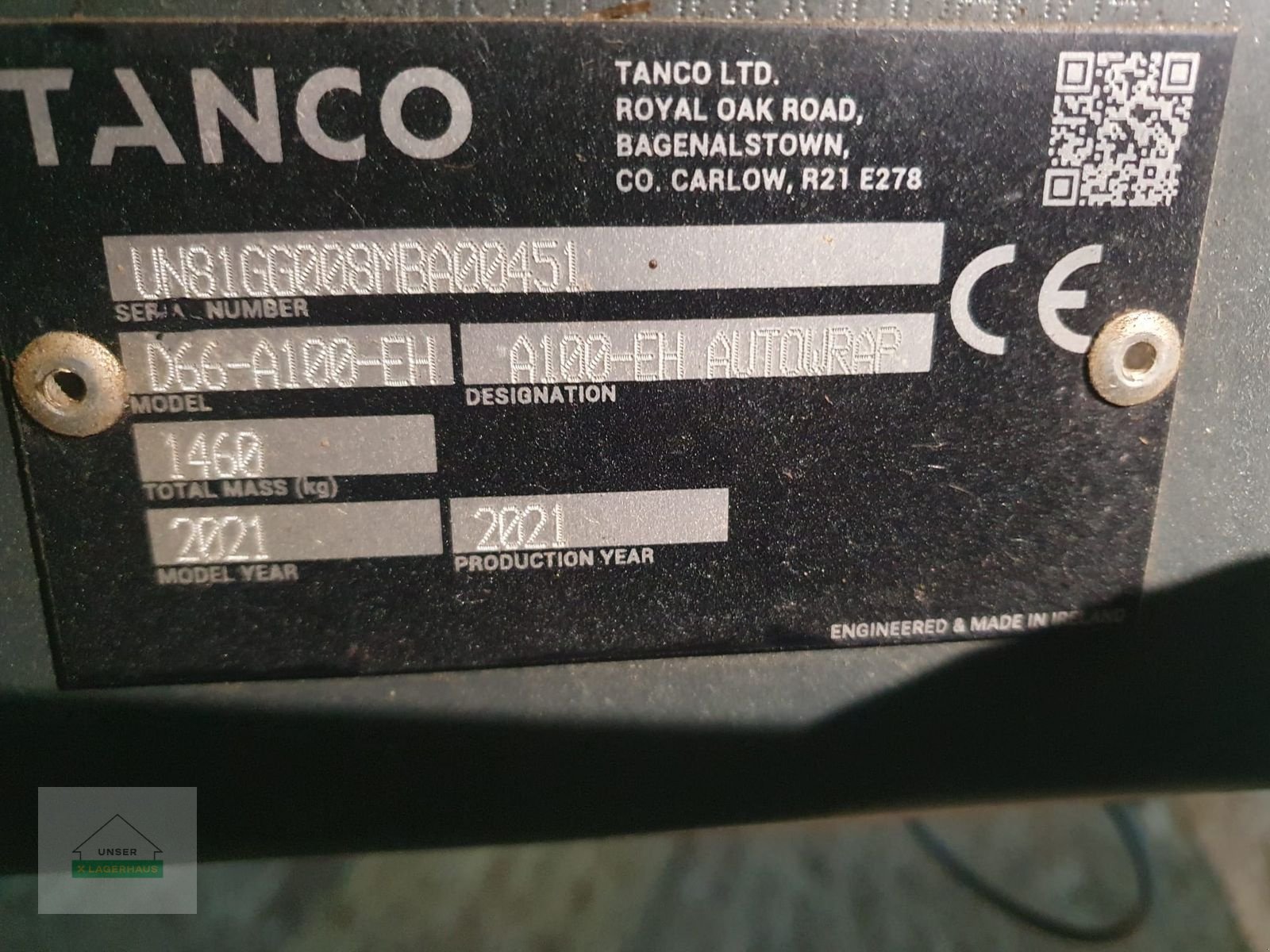 Ballenwickler tip Tanco A 100-EH, Gebrauchtmaschine in Ottensheim (Poză 8)