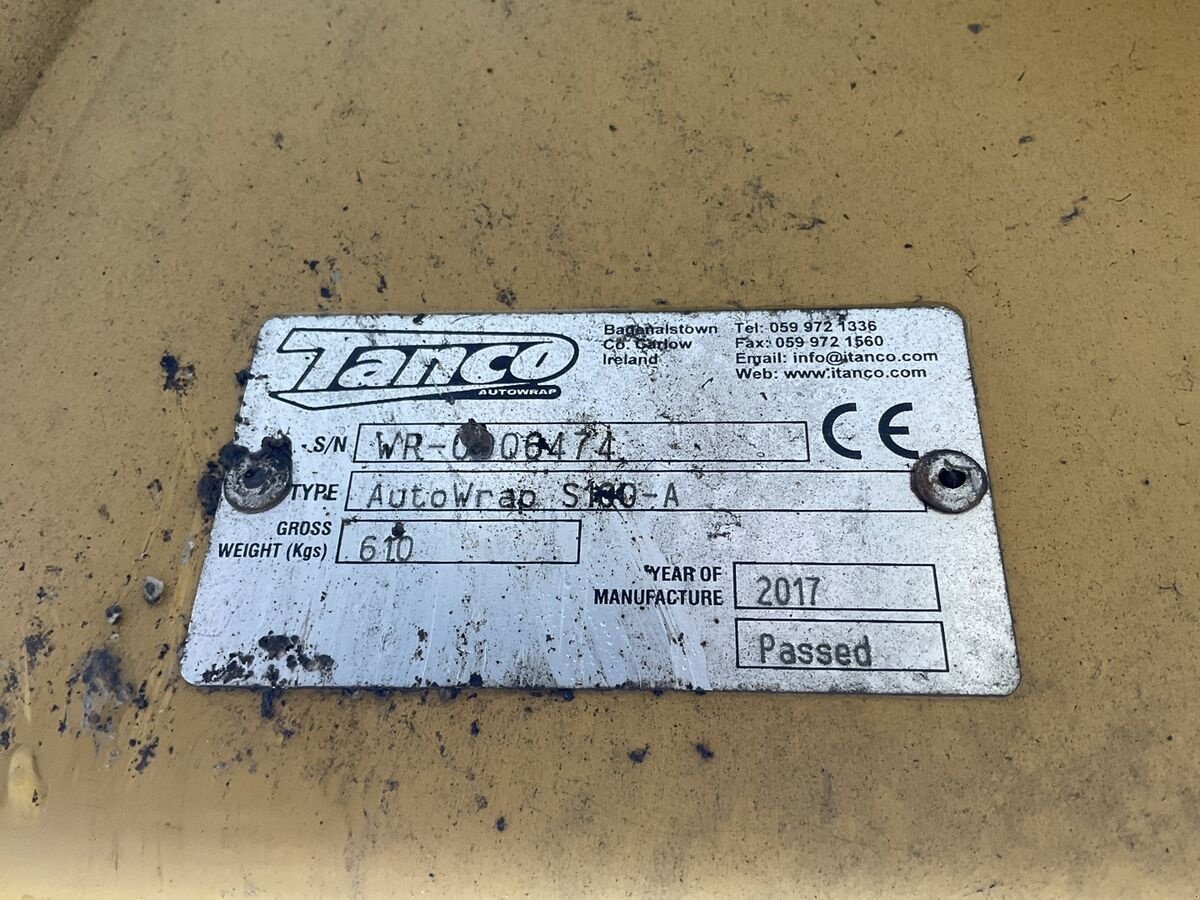 Ballenwickler типа Tanco Auto Wrap S100-A, Gebrauchtmaschine в Zwettl (Фотография 18)