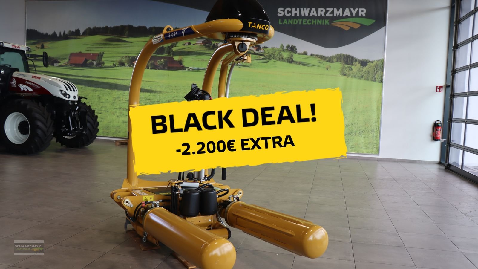 Ballenwickler of the type Tanco S100 Autowrap, Neumaschine in Aurolzmünster (Picture 2)