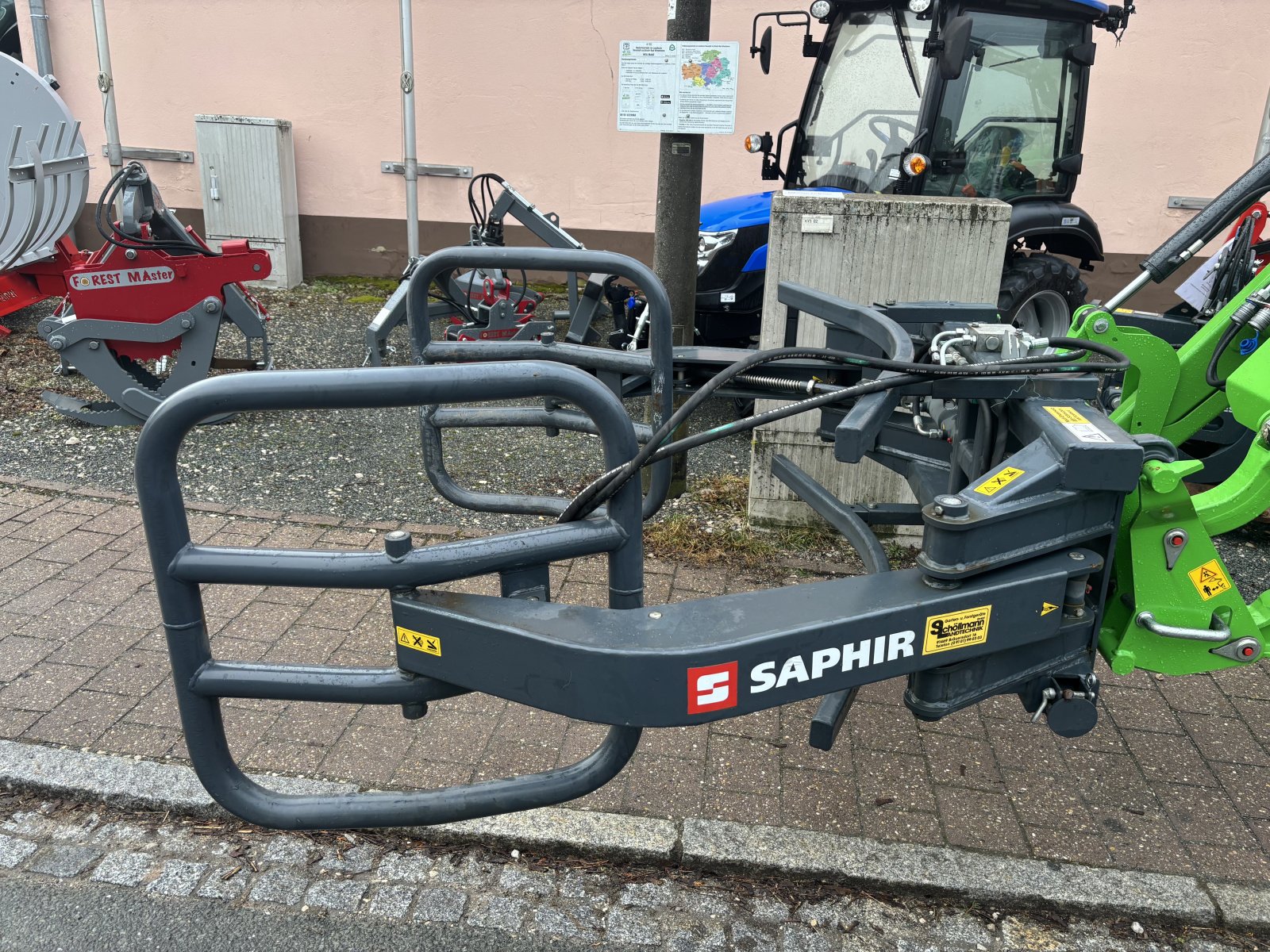 Ballenzange des Typs Saphir RQZ 500-1900, Gebrauchtmaschine in Hagenbüchach (Bild 1)