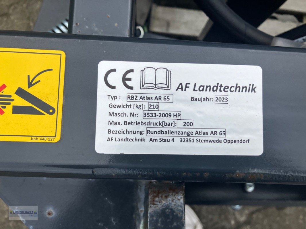 Ballenzange des Typs Sonstige AF BALLENZANGE, Neumaschine in Aurich (Bild 7)