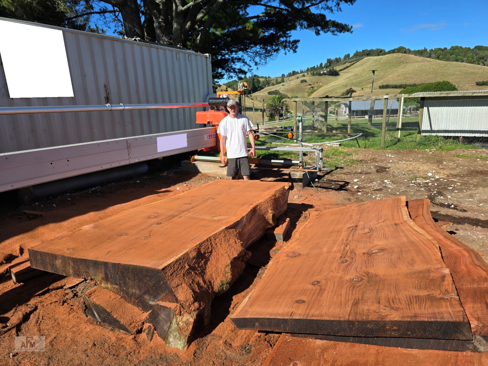 Bandsägewerk typu AFM M12, Neumaschine v Bodenwöhr/Taxöldern (Obrázek 2)