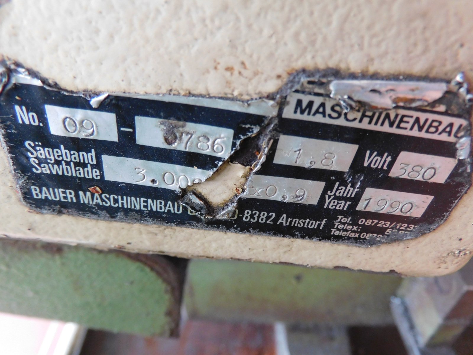 Bandsägewerk tip Bauer Metallbandsäge / Bandsäge Typ HS 300 A inkl. 2 x Sägeband NEU, Gebrauchtmaschine in Wagenfeld (Poză 10)