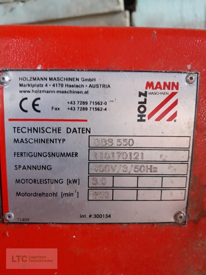 Bandsägewerk des Typs Sonstige Holzmann BBS 550 Bandsäge, Gebrauchtmaschine in Kalsdorf (Bild 11)