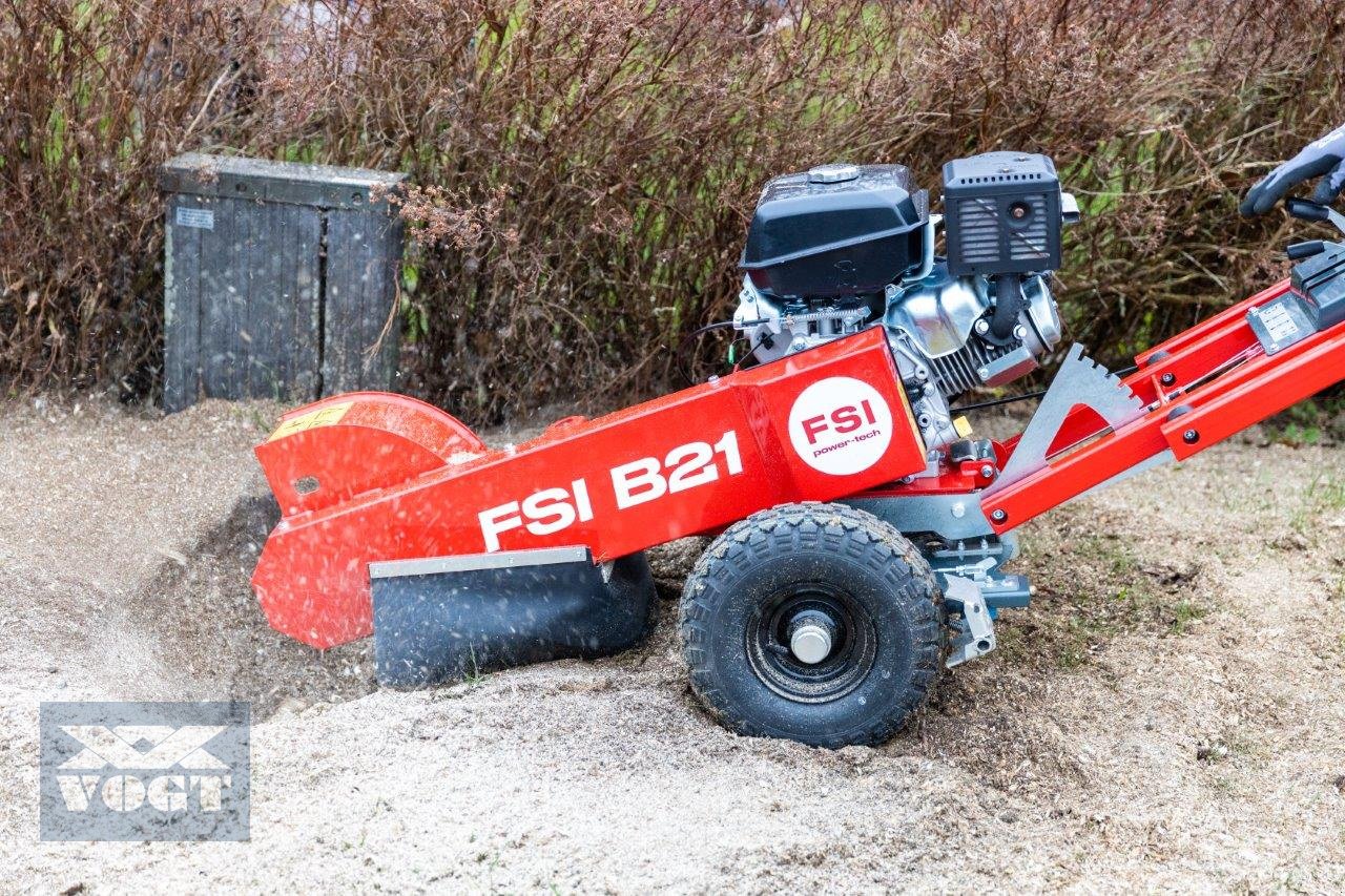 Baumstumpffräse des Typs FSI B21 Stubbenfräse /Wurzelfräse /Stockfräse mit Benzinmotor, Neumaschine in Schmallenberg (Bild 10)