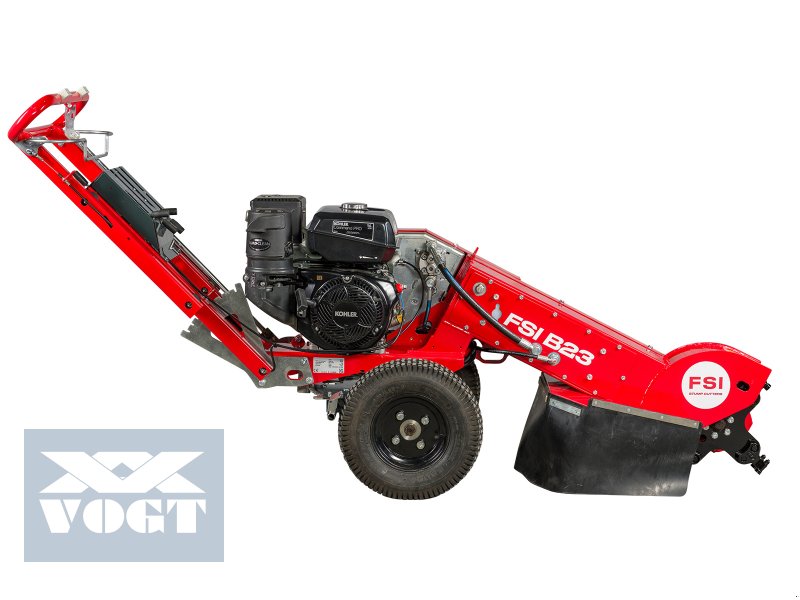 Baumstumpffräse of the type FSI B23 Stubbenfräse /Wurzelfräse /Stockfräse mit Benzinmotor & Radantrieb, Neumaschine in Schmallenberg