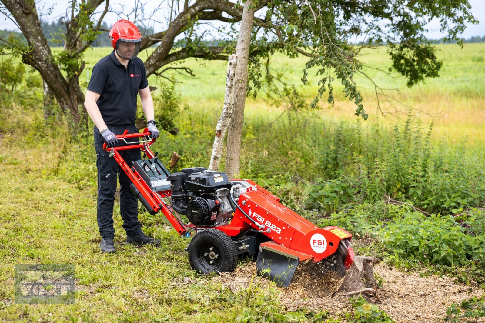 Baumstumpffräse des Typs FSI B23 Stubbenfräse /Wurzelfräse /Stockfräse mit Benzinmotor & Radantrieb, Neumaschine in Schmallenberg (Bild 8)