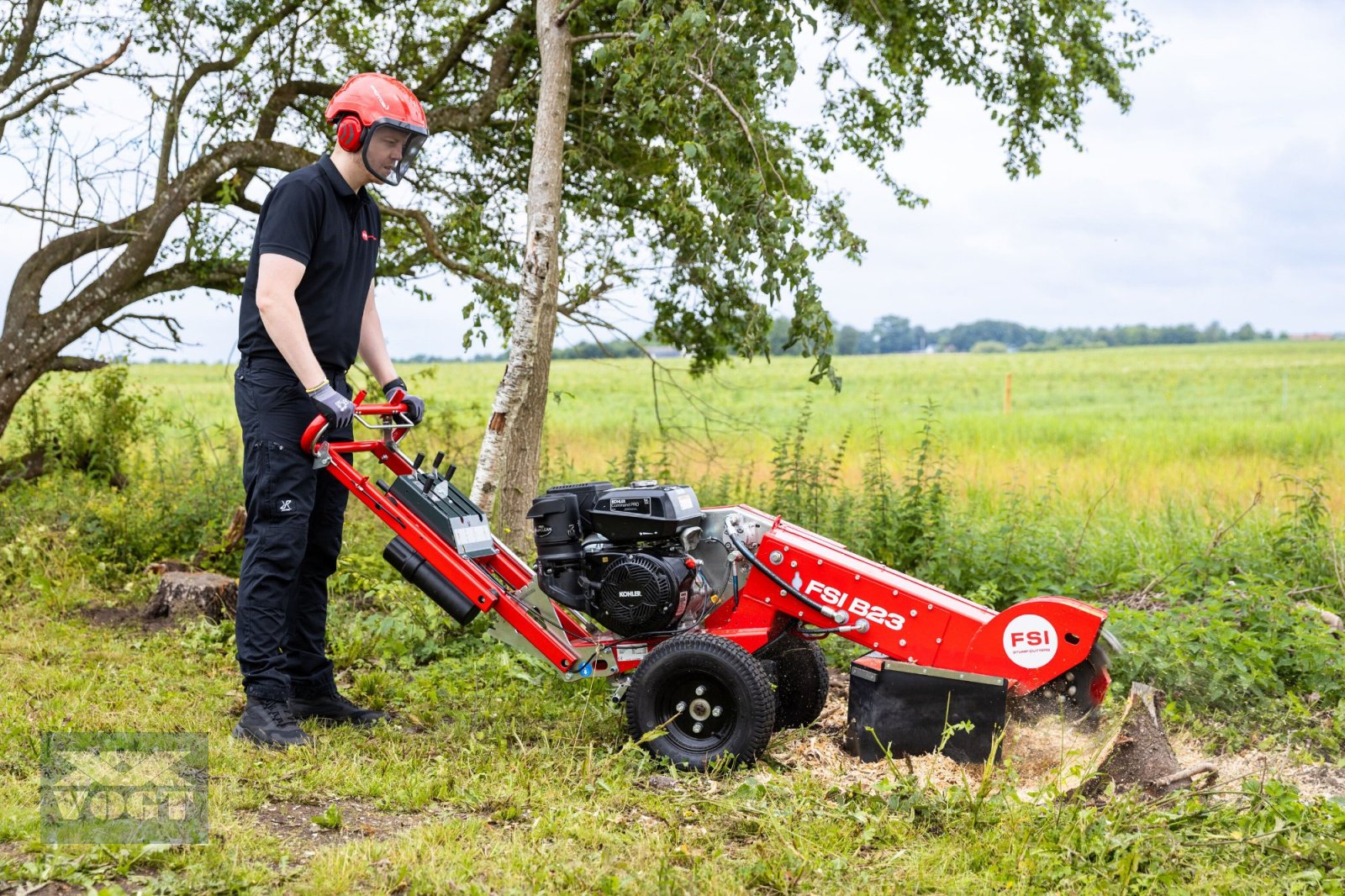 Baumstumpffräse des Typs FSI B23 Stubbenfräse /Wurzelfräse /Stockfräse mit Benzinmotor & Radantrieb, Neumaschine in Schmallenberg (Bild 13)