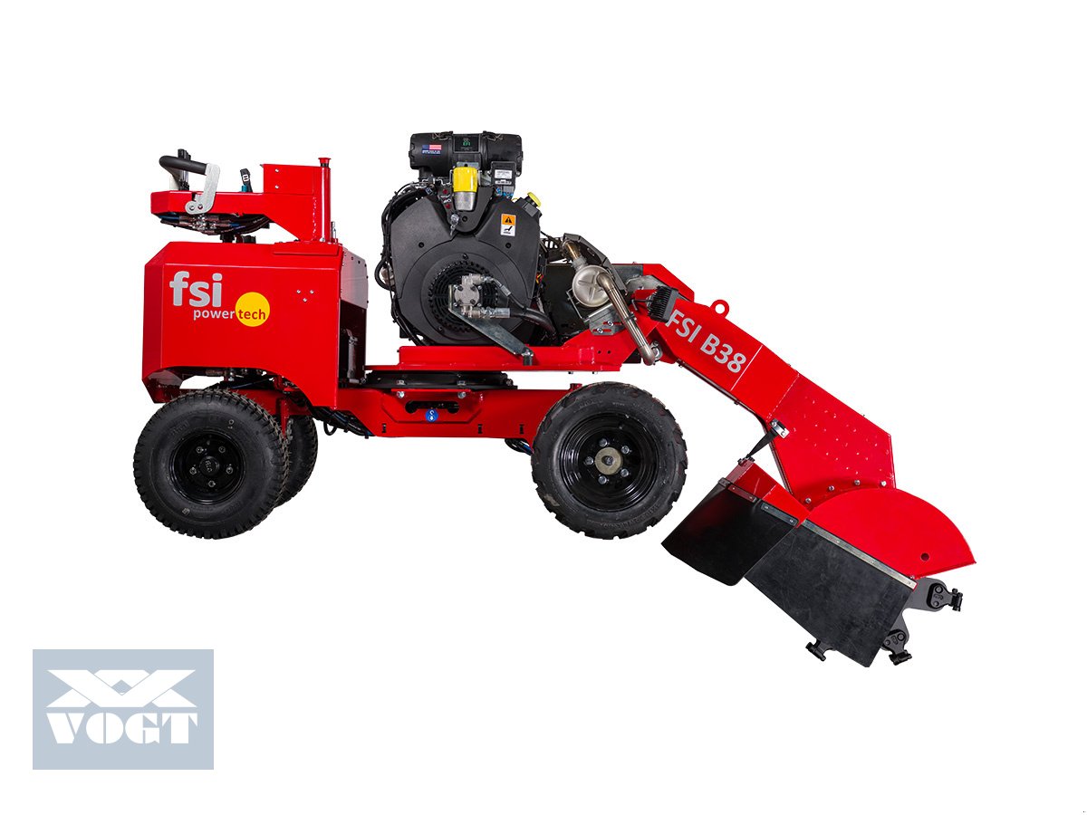 Baumstumpffräse des Typs FSI B38 4WD Stubbenfräse /Wurzelfräse mit Benzinmotor und Allradantrieb, Neumaschine in Schmallenberg (Bild 4)