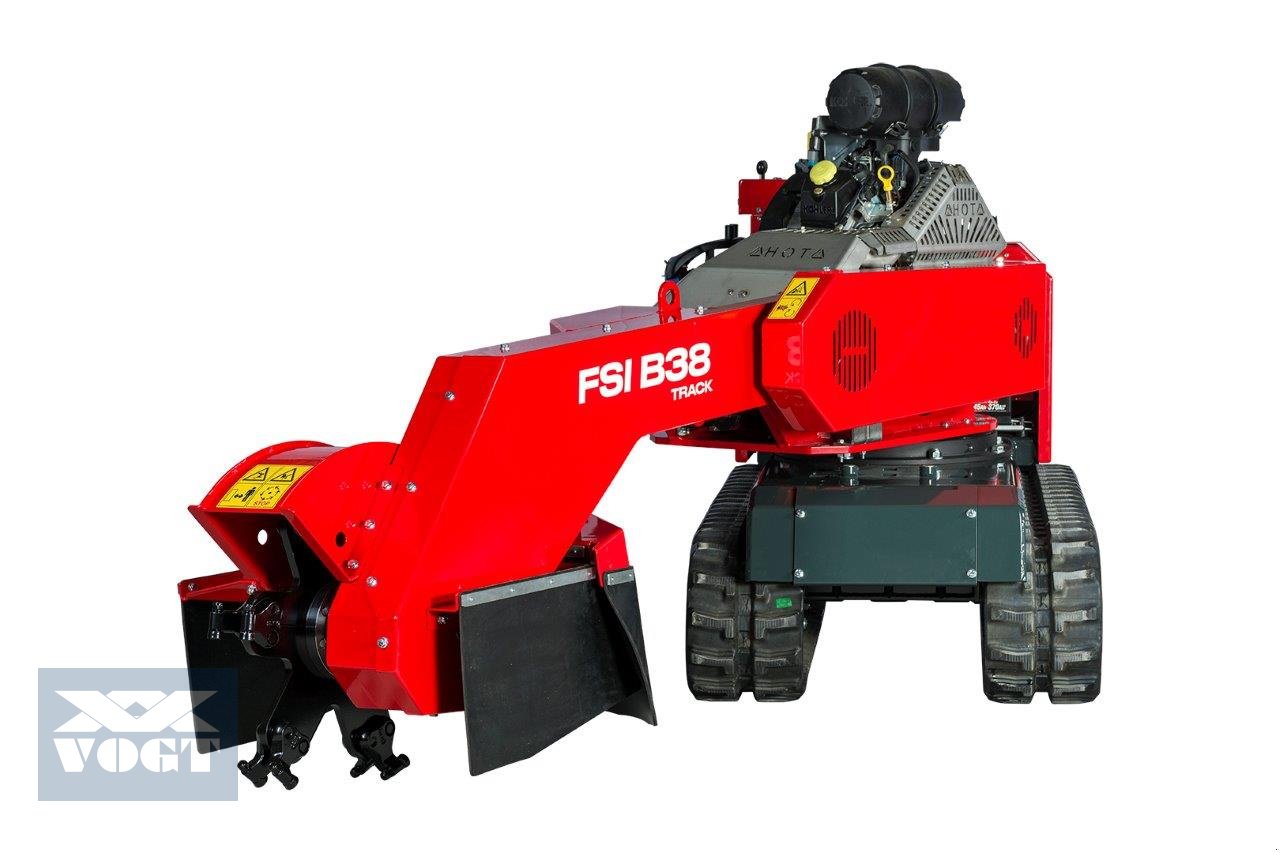 Baumstumpffräse des Typs FSI B38 TRACK REMOTE Stubbenfräse /Wurzelfräse mit Benzinmotor und Kettenfahrwerk, Neumaschine in Schmallenberg (Bild 3)