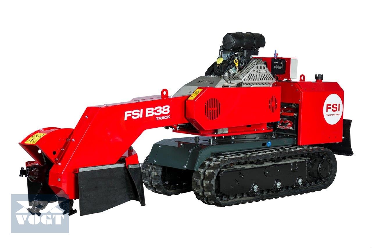 Baumstumpffräse des Typs FSI B38 TRACK REMOTE Stubbenfräse /Wurzelfräse mit Benzinmotor und Kettenfahrwerk, Neumaschine in Schmallenberg (Bild 4)