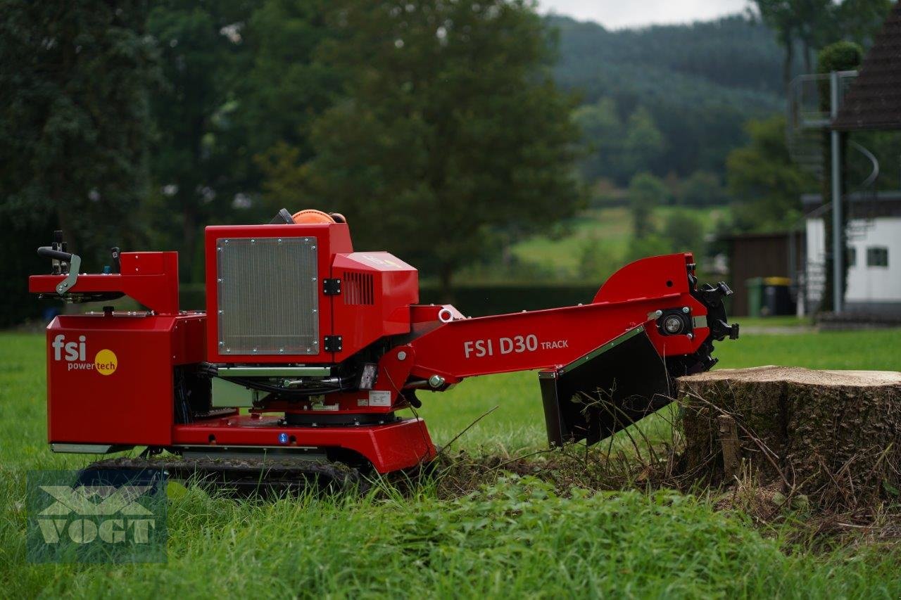 Baumstumpffräse des Typs FSI D30 TRACK Stubbenfräse mit Dieselmotor und Kettenfahrwerk, Neumaschine in Schmallenberg (Bild 10)