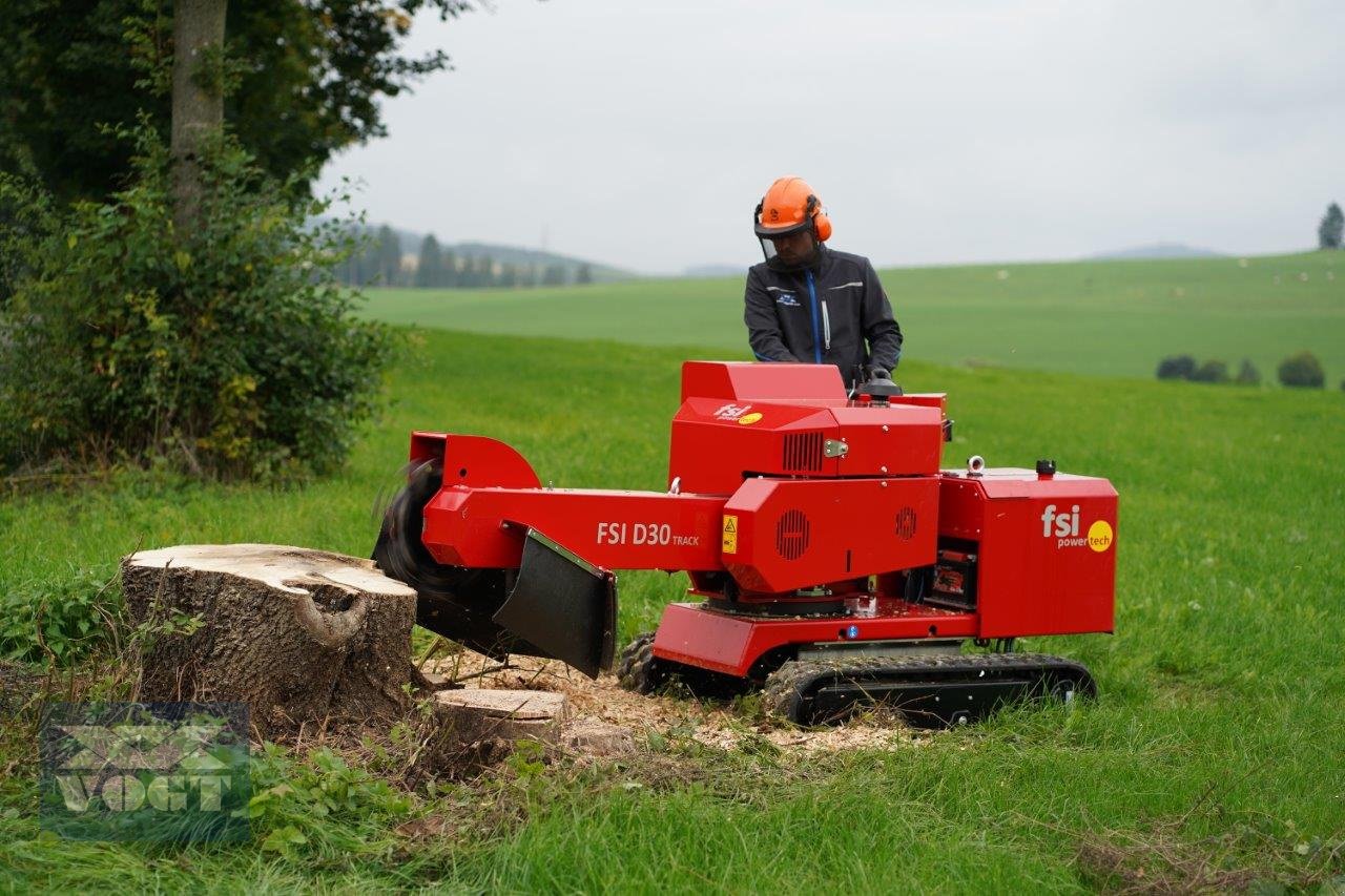 Baumstumpffräse des Typs FSI D30 TRACK Stubbenfräse mit Dieselmotor und Kettenfahrwerk, Neumaschine in Schmallenberg (Bild 16)