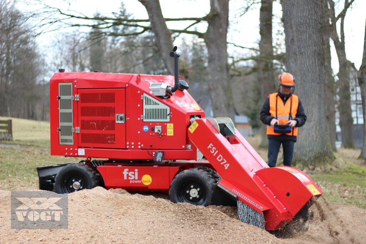 Baumstumpffräse des Typs FSI D74 4WD REMOTE Stubbenfräse /Baumstumpffräse mit Dieselmotor, Neumaschine in Schmallenberg (Bild 10)