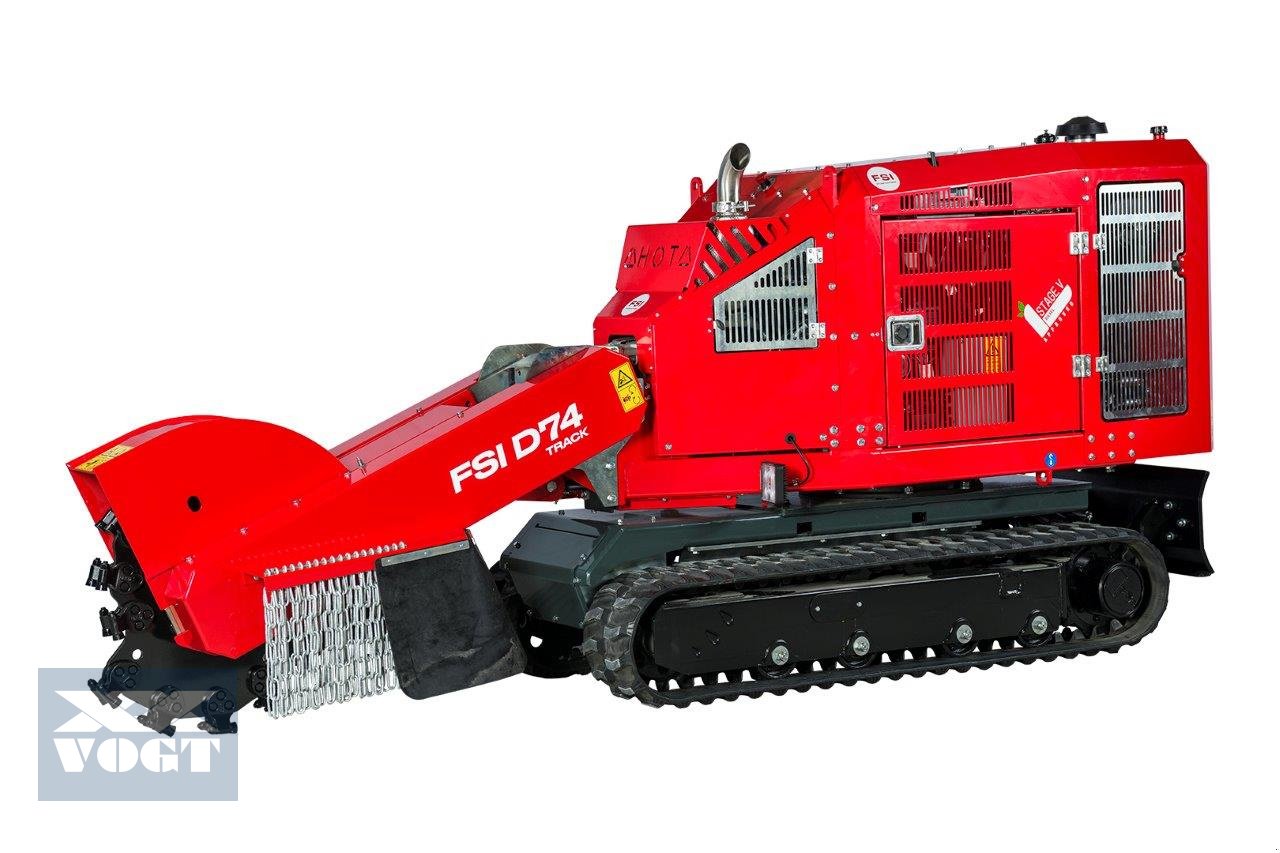 Baumstumpffräse des Typs FSI D74 TRACK Stubbenfräse mit Dieselmotor und Kettenfahrwerk, Neumaschine in Schmallenberg (Bild 1)