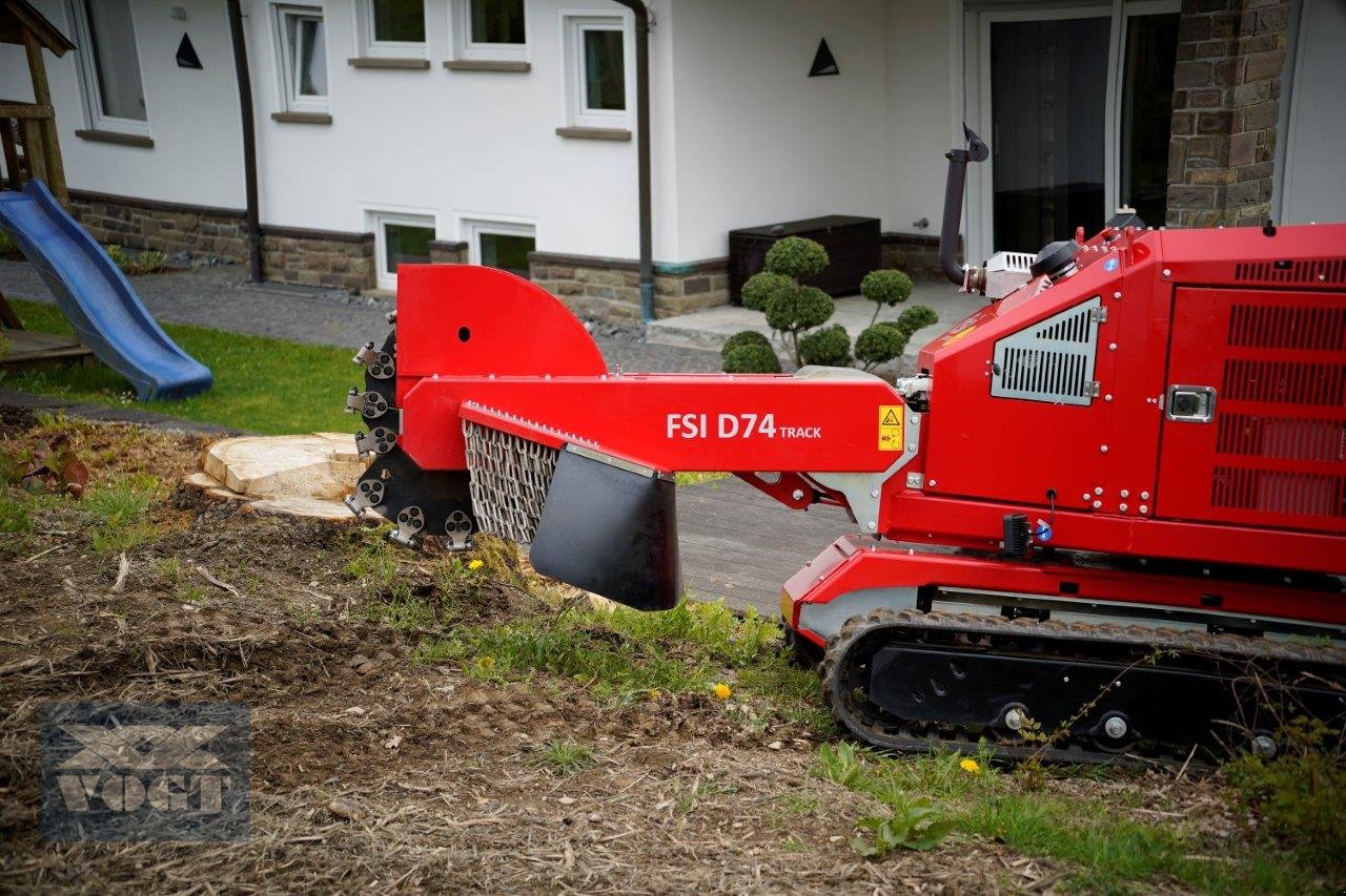 Baumstumpffräse des Typs FSI D74 TRACK Stubbenfräse mit Dieselmotor und Kettenfahrwerk, Neumaschine in Schmallenberg (Bild 11)