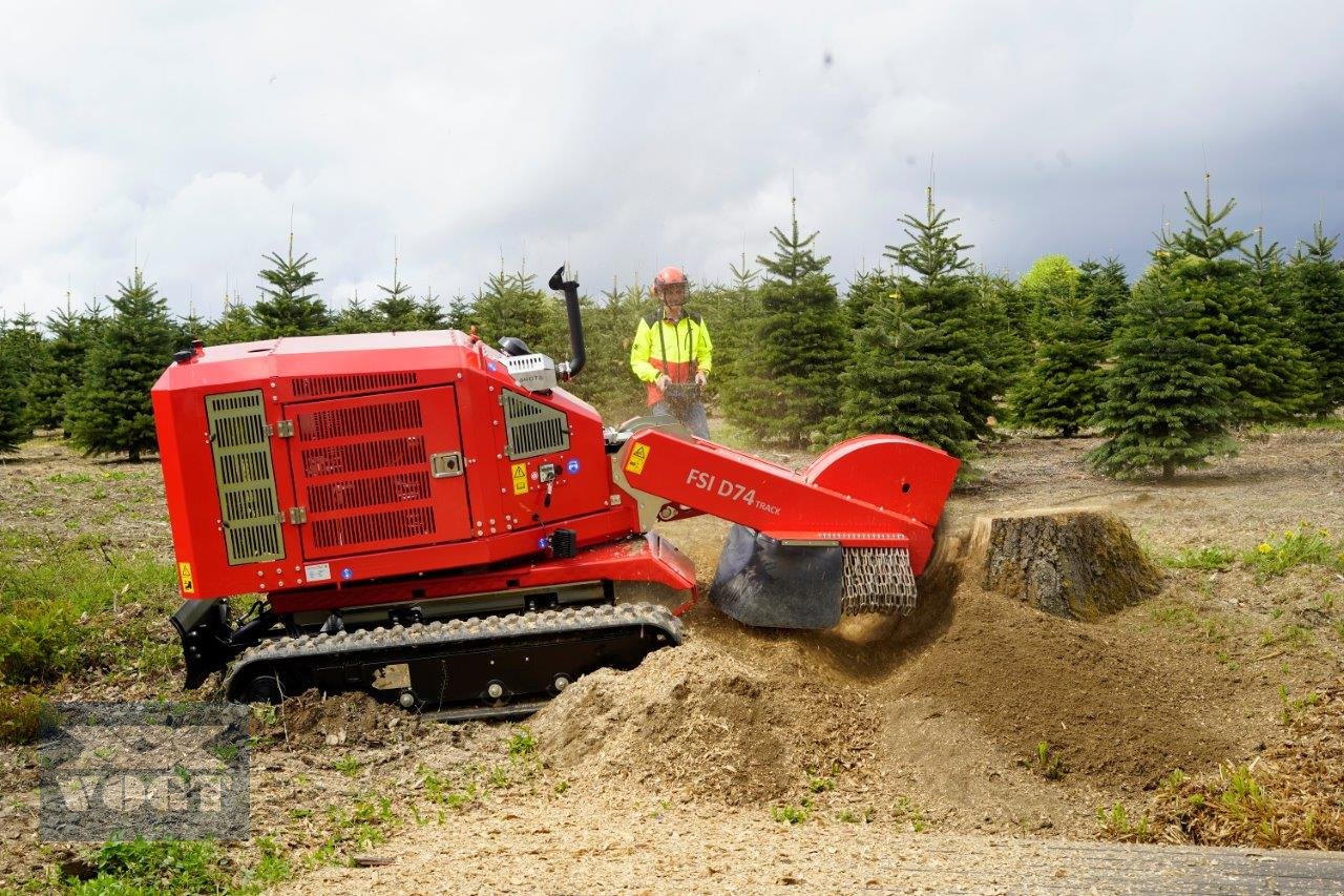 Baumstumpffräse des Typs FSI D74 TRACK Stubbenfräse mit Dieselmotor und Kettenfahrwerk, Neumaschine in Schmallenberg (Bild 16)