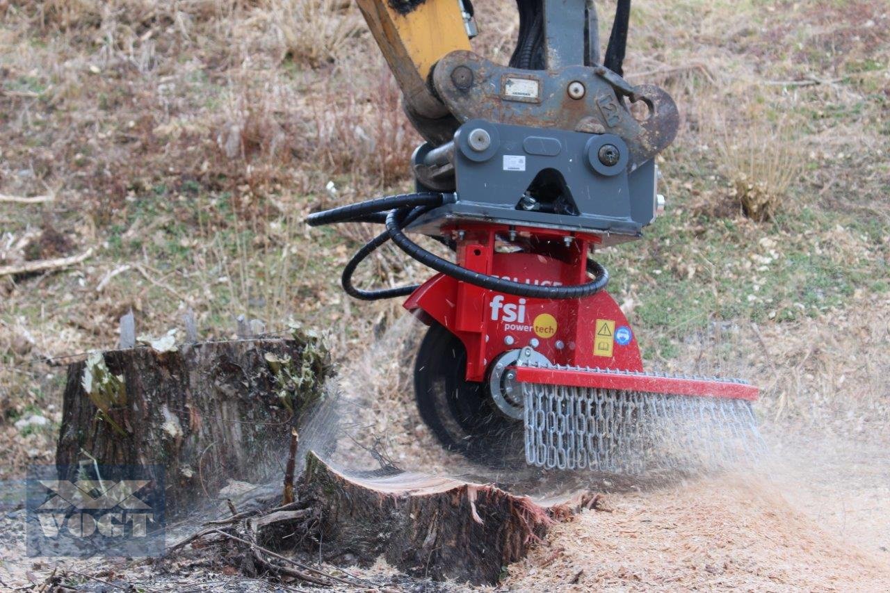 Baumstumpffräse des Typs FSI H65 100-130 Stubbenfräse /Wurzelfräse /Stockfräse für Bagger, Neumaschine in Schmallenberg (Bild 15)