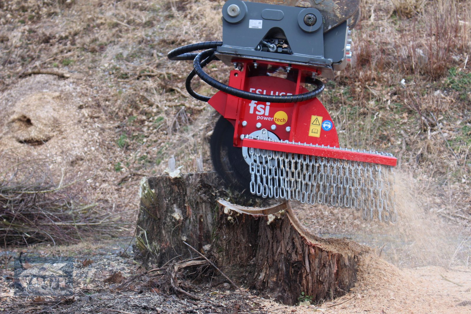 Baumstumpffräse des Typs FSI H65 135-160 Stubbenfräse /Wurzelfräse /Baumstumpffräse für Bagger, Neumaschine in Schmallenberg (Bild 12)