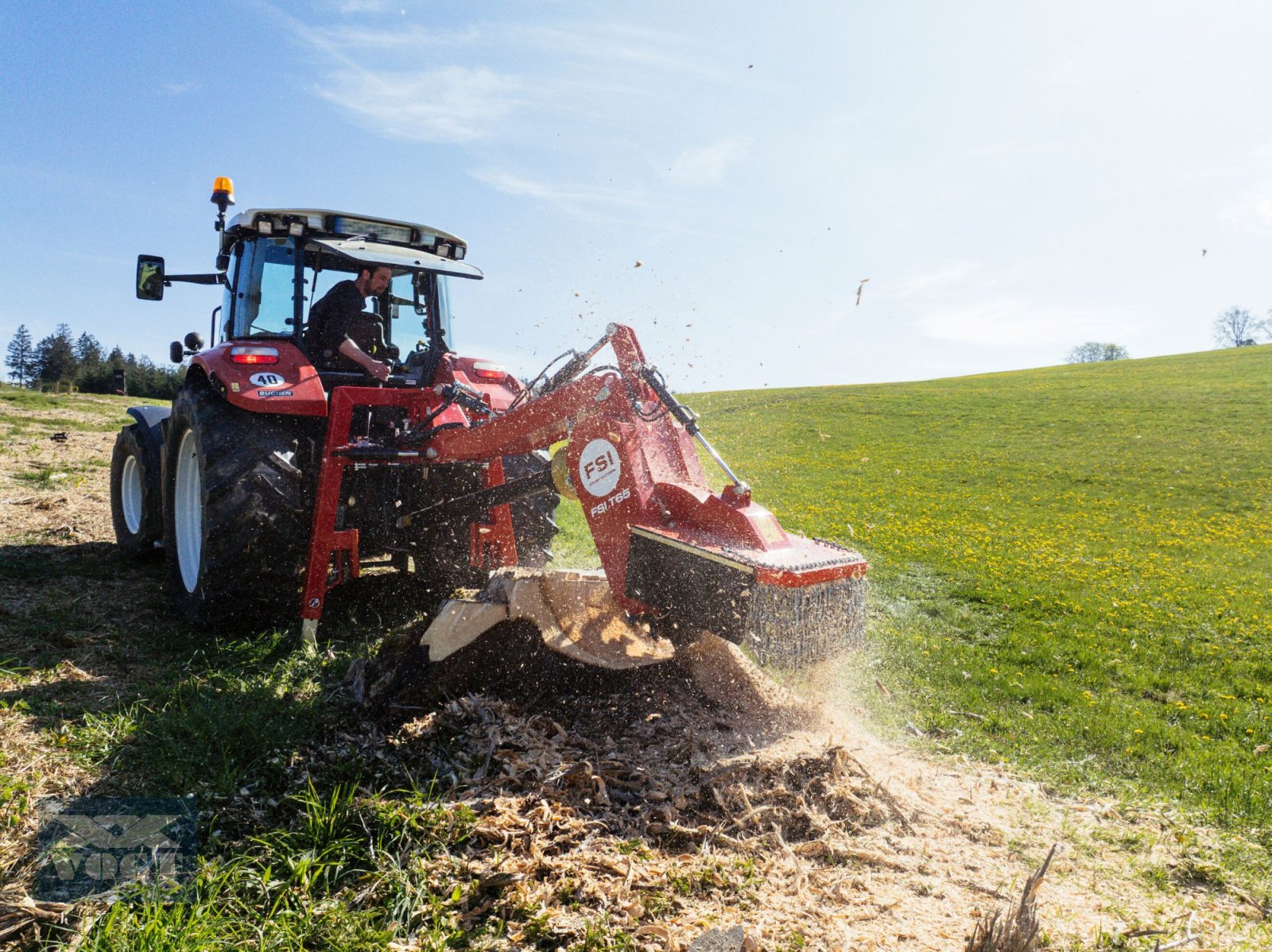 Baumstumpffräse типа FSI T65 Stubbenfräse /Wurzelfräse /Stockfräse für Traktor-Vorführgerät-, Gebrauchtmaschine в Schmallenberg (Фотография 19)