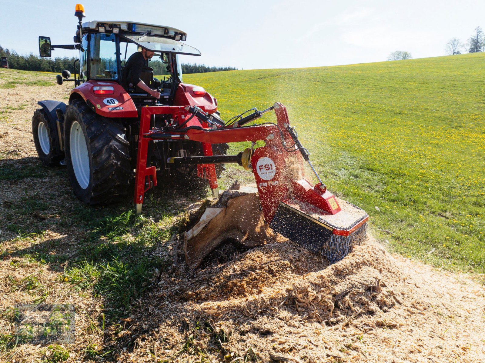 Baumstumpffräse типа FSI T65 Stubbenfräse /Wurzelfräse /Stockfräse für Traktor-Vorführgerät-, Gebrauchtmaschine в Schmallenberg (Фотография 20)