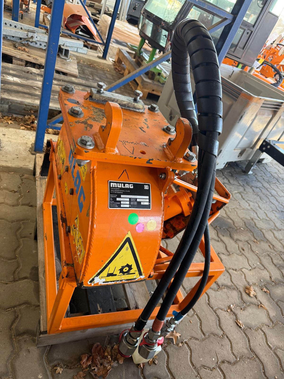 Baumstumpffräse van het type Mulag BSF500, Mietmaschine in Wiedemar (Foto 4)