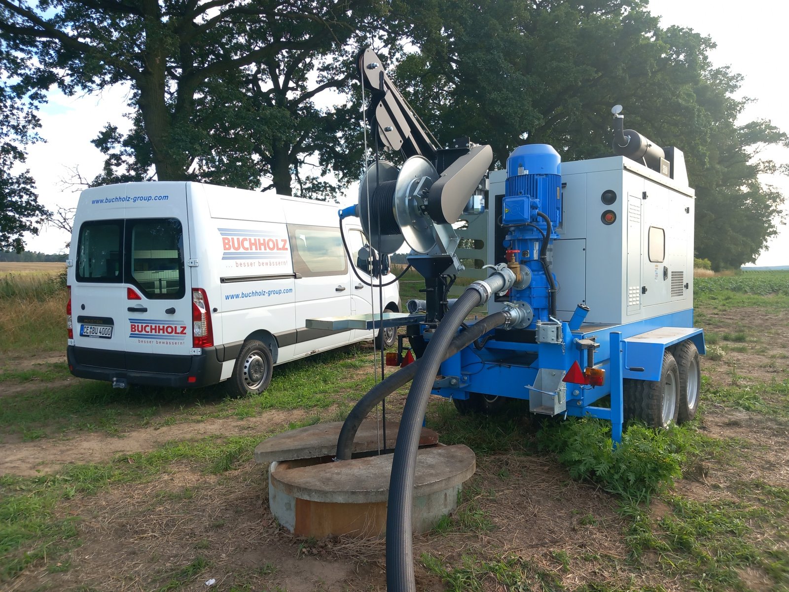 Beregnungsaggregat del tipo Buchholz Beregnungsaggregat DUO 2 mit Generator, Neumaschine In Celle (Immagine 2)