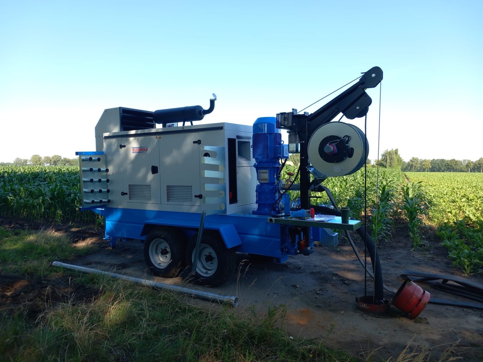 Beregnungsaggregat del tipo Buchholz Beregnungsaggregat DUO 2 mit Generator, Neumaschine In Celle (Immagine 4)