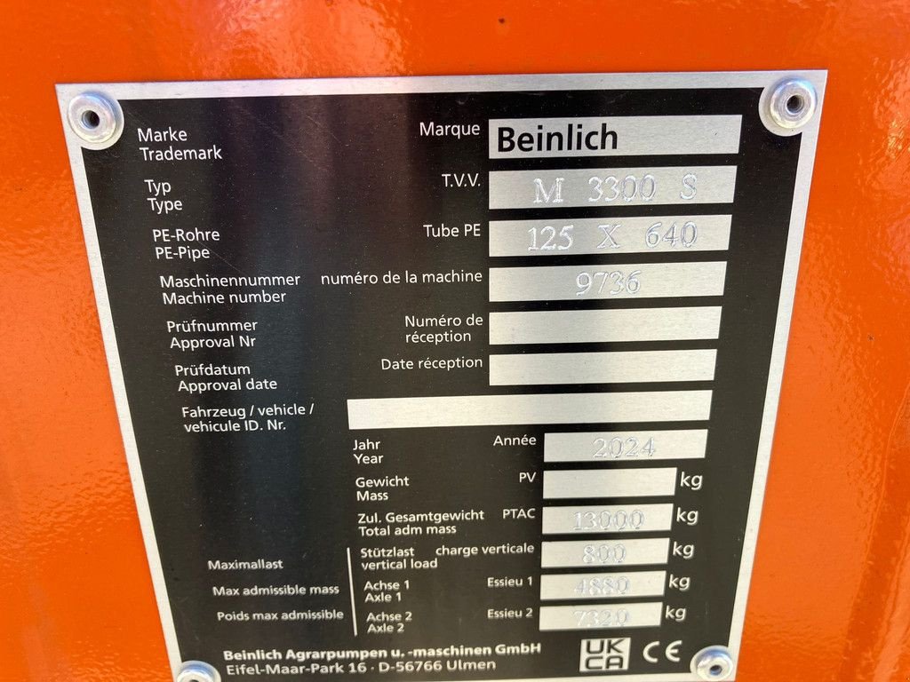 Beregnungsanlage des Typs Beinlich 3300S 125x640, Neumaschine in Wierden (Bild 3)