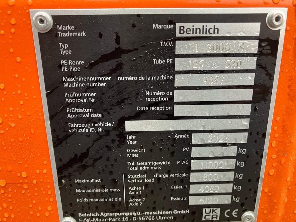 Beregnungsanlage des Typs Beinlich Monsun 3000S 125-530mtr, Neumaschine in Wierden (Bild 7)
