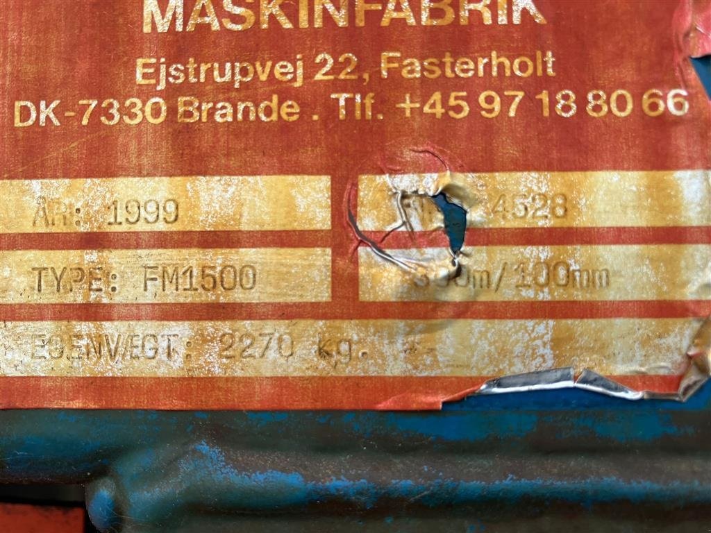 Beregnungsanlage του τύπου Fasterholt fm 1500, Gebrauchtmaschine σε Tarm (Φωτογραφία 8)