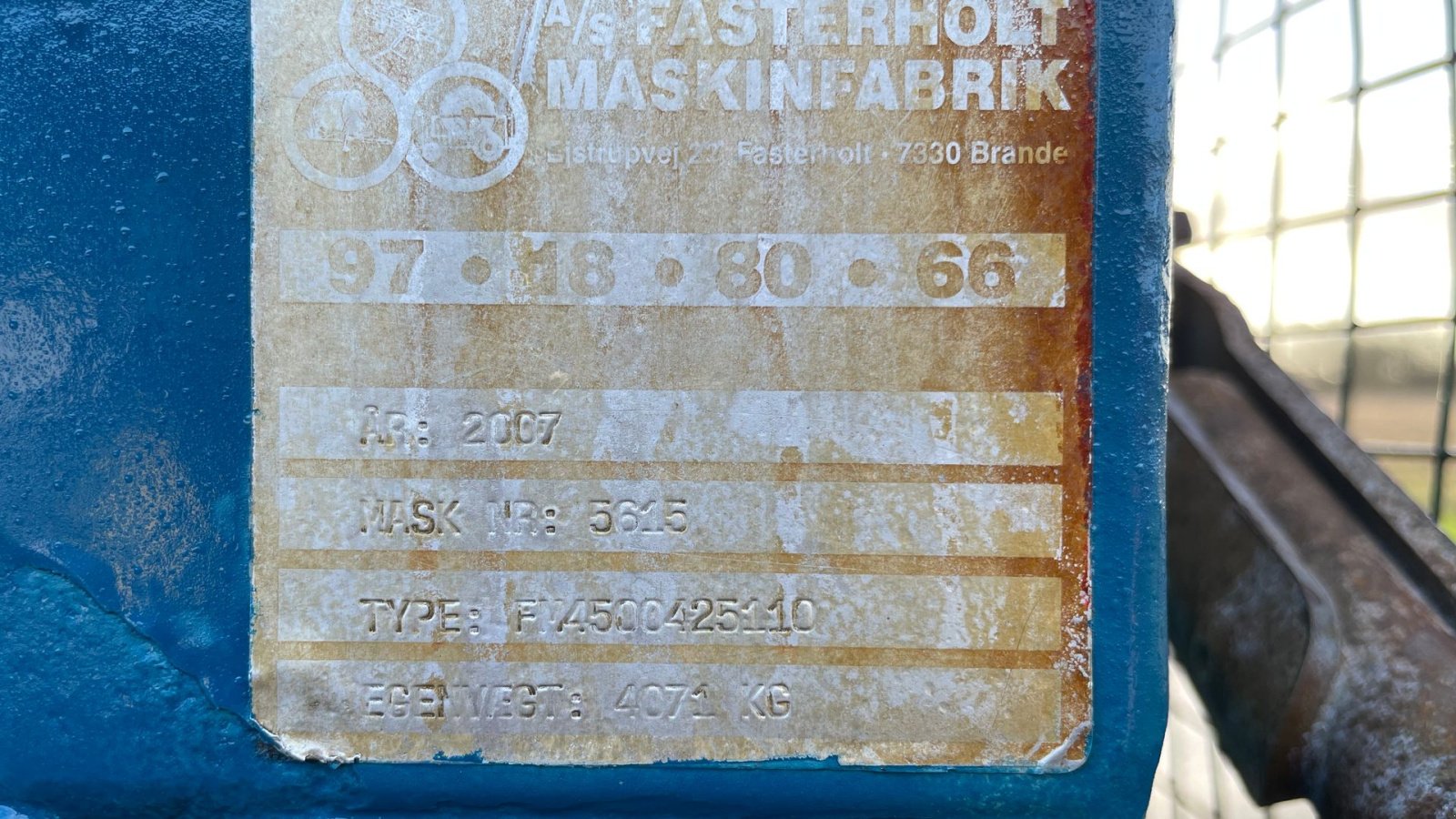 Beregnungsanlage za tip Fasterholt FM 4500, Gebrauchtmaschine u Ikast (Slika 11)