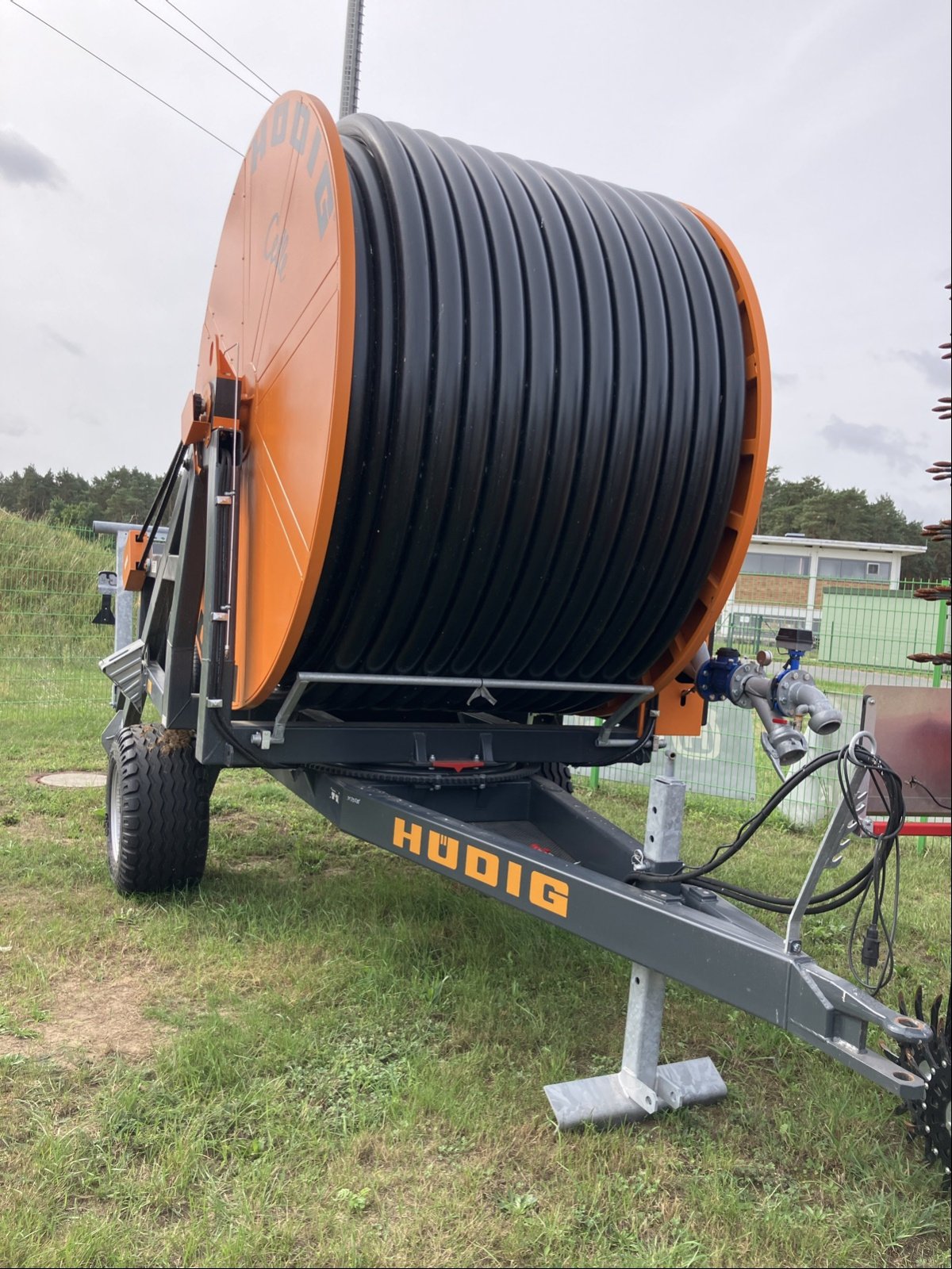 Beregnungsanlage des Typs Hüdig Iromat 2 RED 110/400m, Neumaschine in Hillerse (Bild 1)