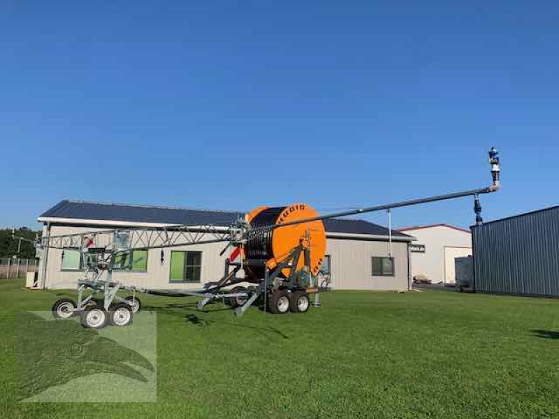 Beregnungsanlage des Typs Hüdig Iromat II 550/100 mit Düsenwagen DW 18, Neumaschine in Südheide (Bild 8)
