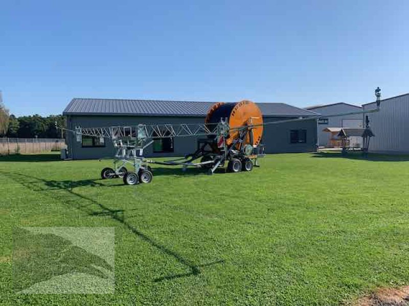 Beregnungsanlage des Typs Hüdig Iromat II 550/100 mit Düsenwagen DW 18, Neumaschine in Südheide (Bild 13)