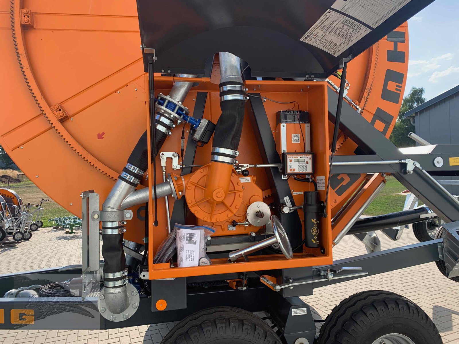 Beregnungsanlage des Typs Hüdig Iromat IV 600/120, Neumaschine in Südheide (Bild 7)