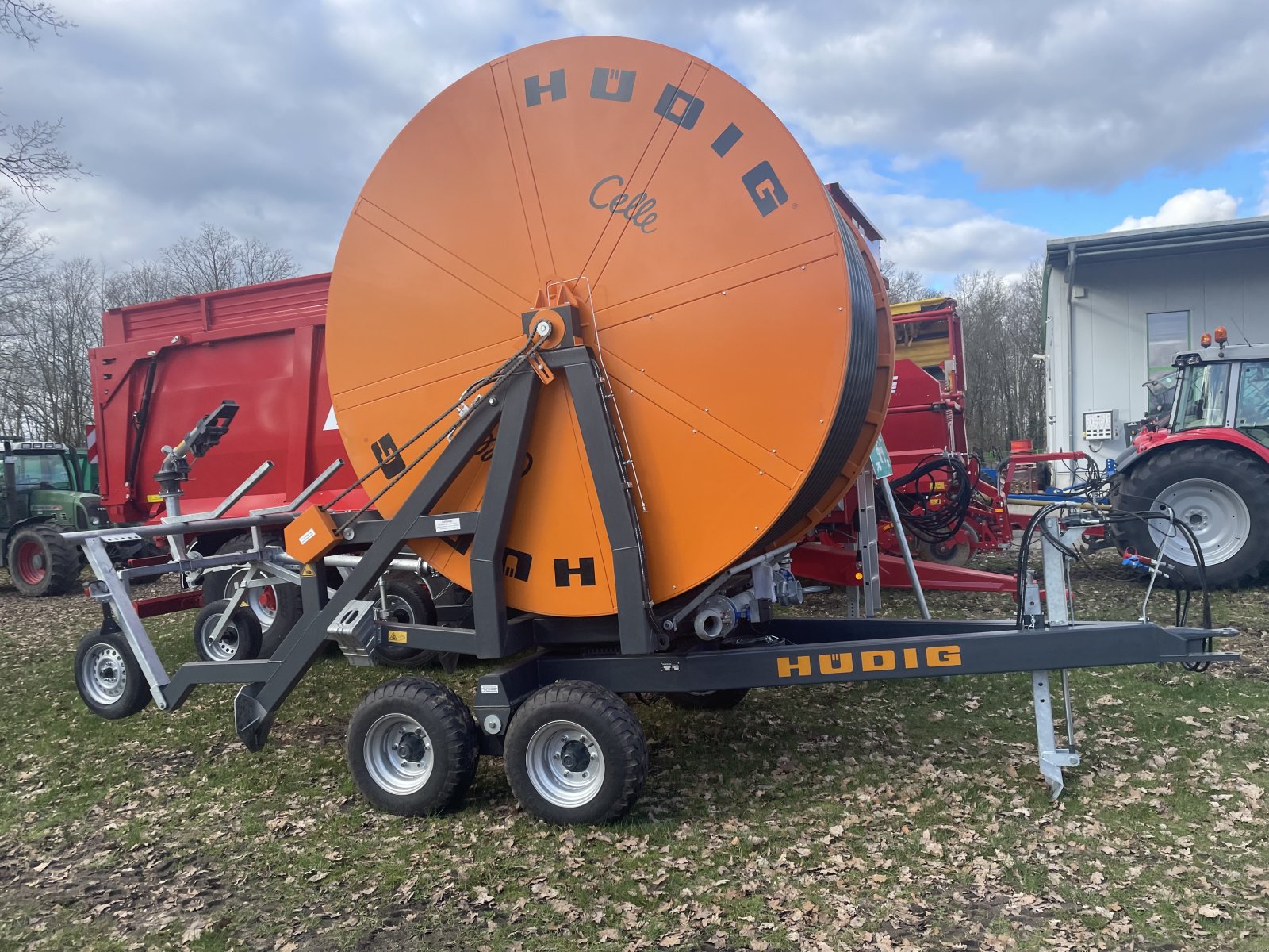 Beregnungsanlage des Typs Hüdig IROMAT IV-TD RED 120/600, Neumaschine in Beedenbostel (Bild 1)