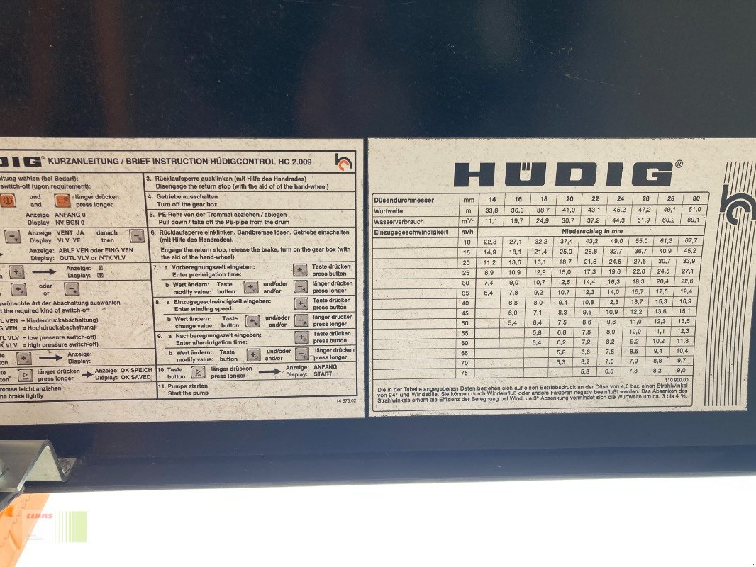 Beregnungsanlage del tipo Hüdig Iromat V 120mm x 850m, Gebrauchtmaschine en Risum-Lindholm (Imagen 15)