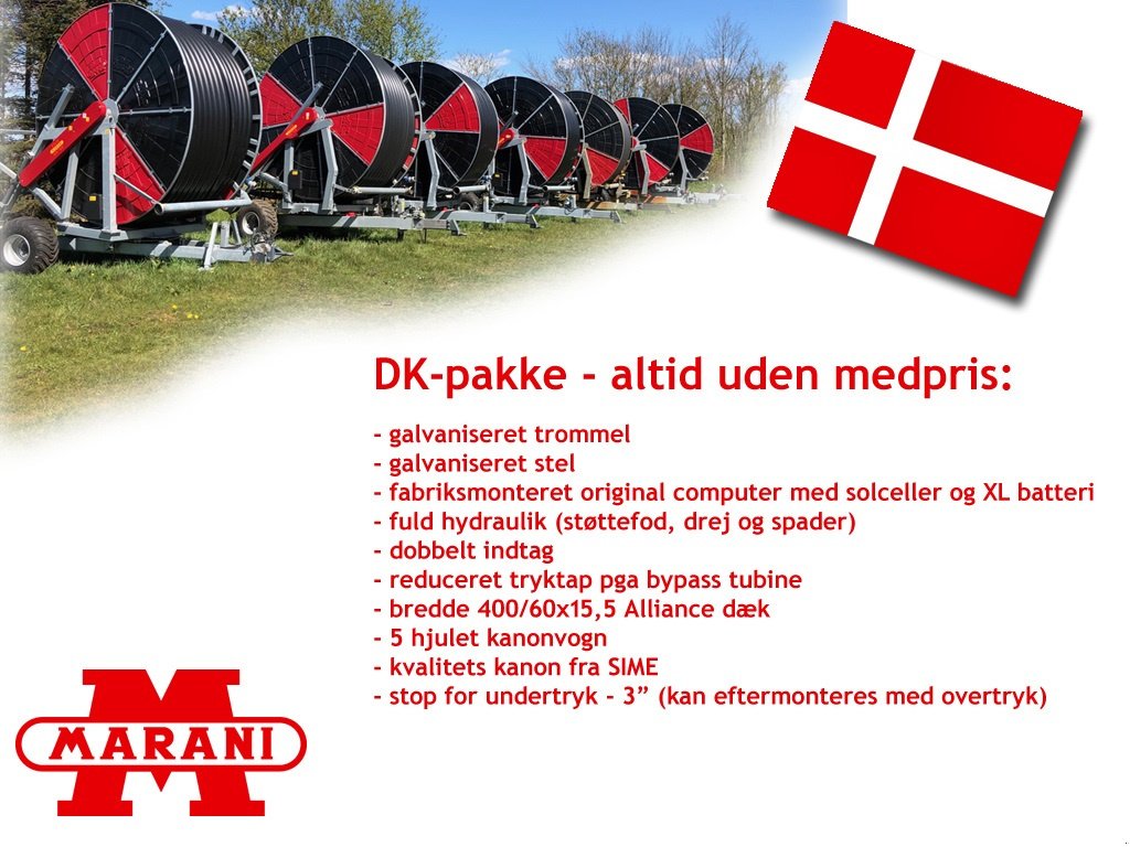 Beregnungsanlage tip Marani 350m x 110mm + DK-pakke // GRATIS DYKPUMPE, Gebrauchtmaschine in Tønder (Poză 2)