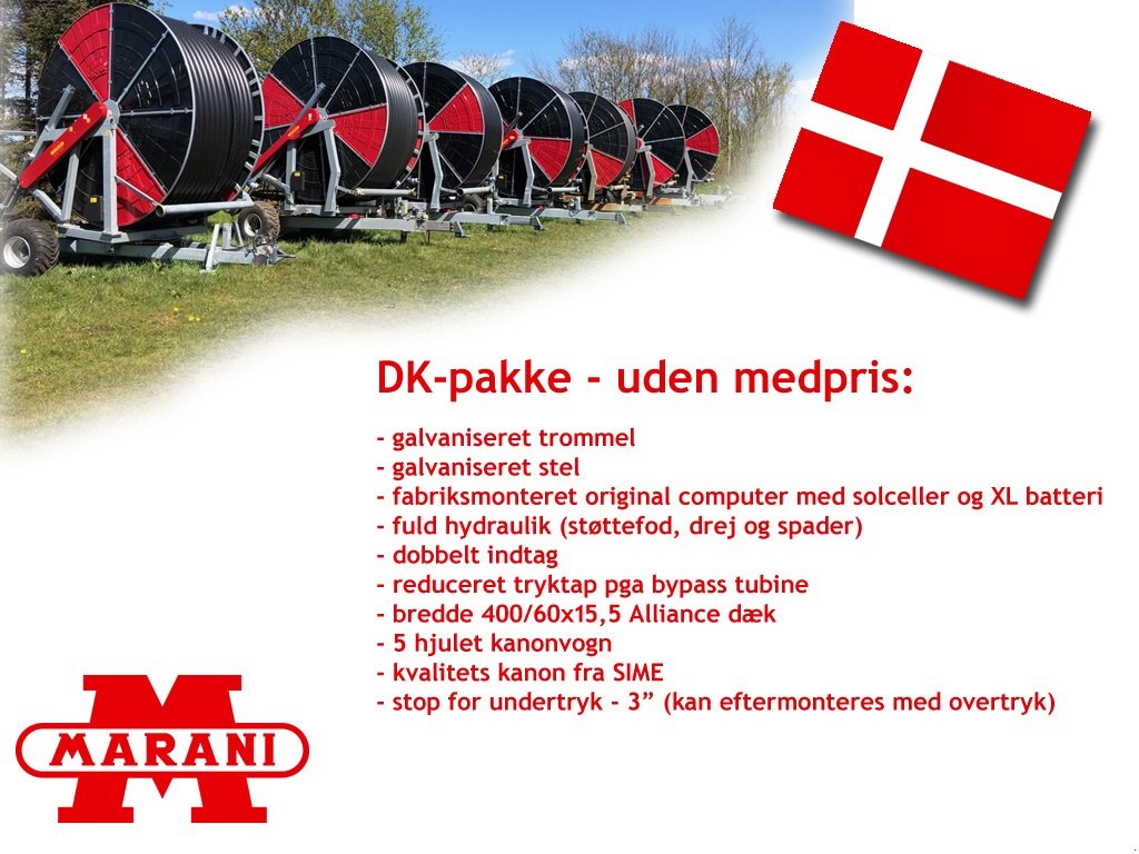 Beregnungsanlage des Typs Marani 350m x 110mm DK-pakke // GRATIS DYKPUMPE, Gebrauchtmaschine in Tønder (Bild 3)