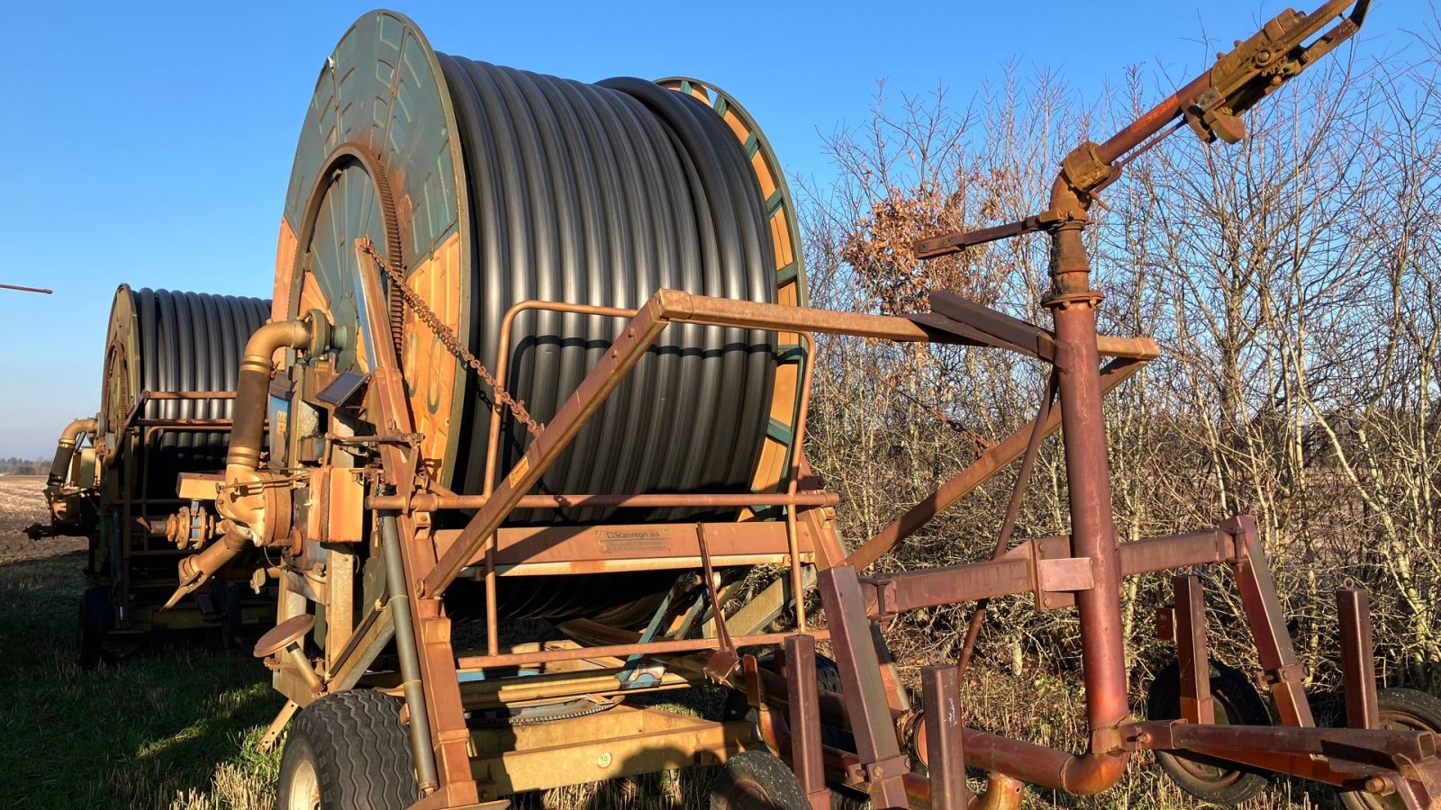 Beregnungsanlage Türe ait Ocmis 110 R4/2 480m ø110mm slange, Gebrauchtmaschine içinde Grindsted (resim 8)