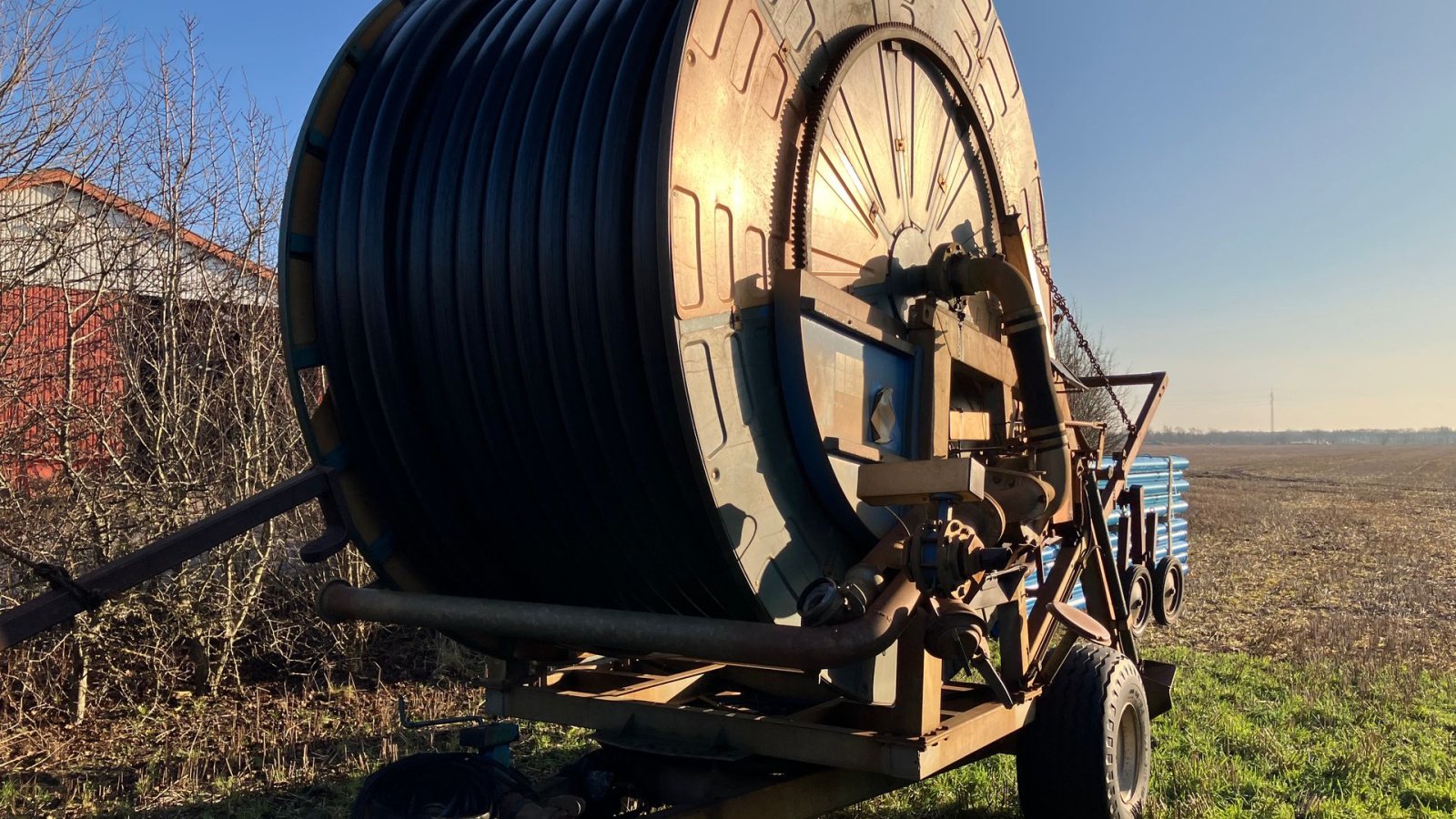 Beregnungsanlage Türe ait Ocmis 110 R4/2 480m ø110mm slange, Gebrauchtmaschine içinde Grindsted (resim 3)